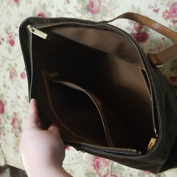 Louis Vuitton Monogram Cabas Mezzo shoulder bag authentic vintage parse - Picture 9 of 14